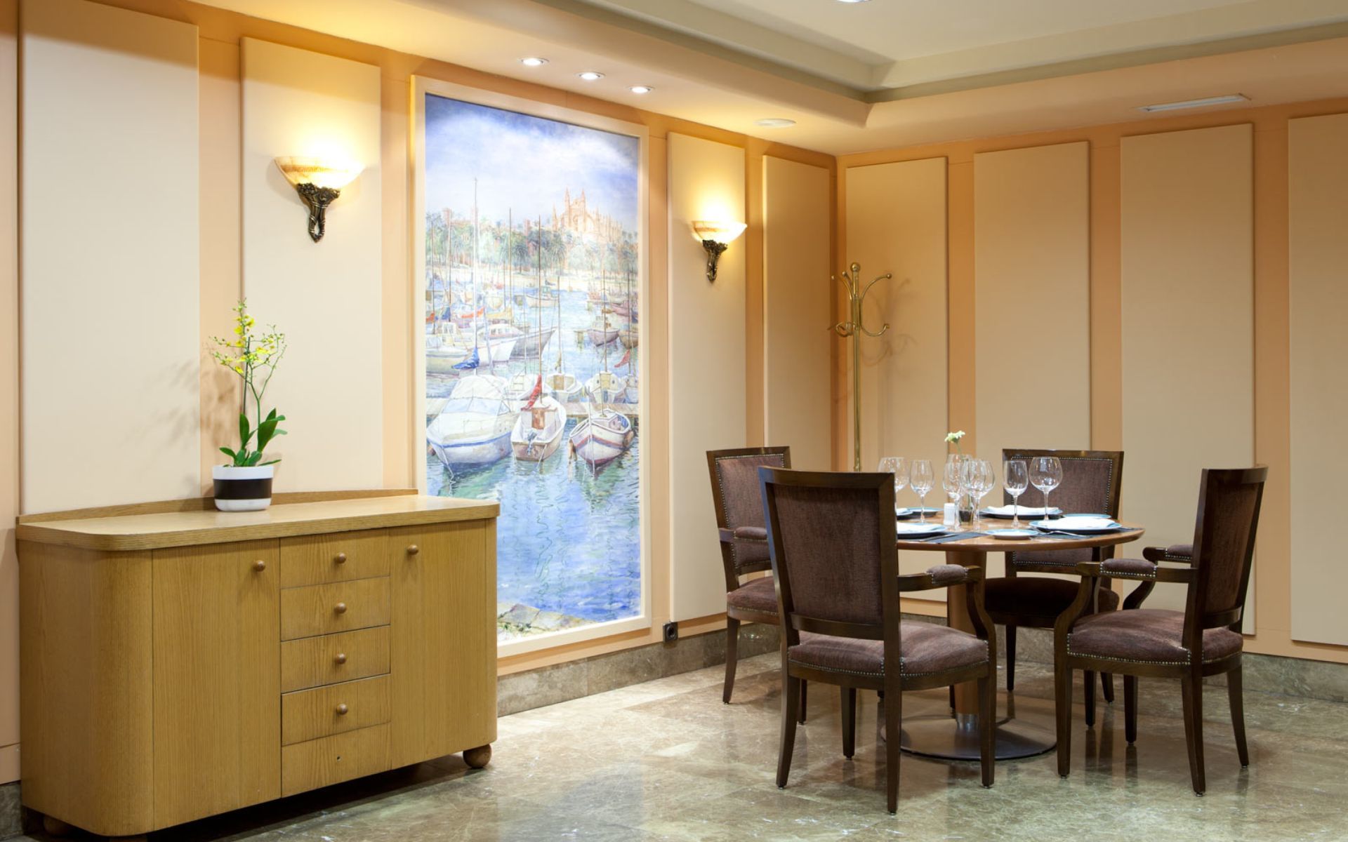 Hotel Agumar Madrid Exterior foto Interior of a restaurant